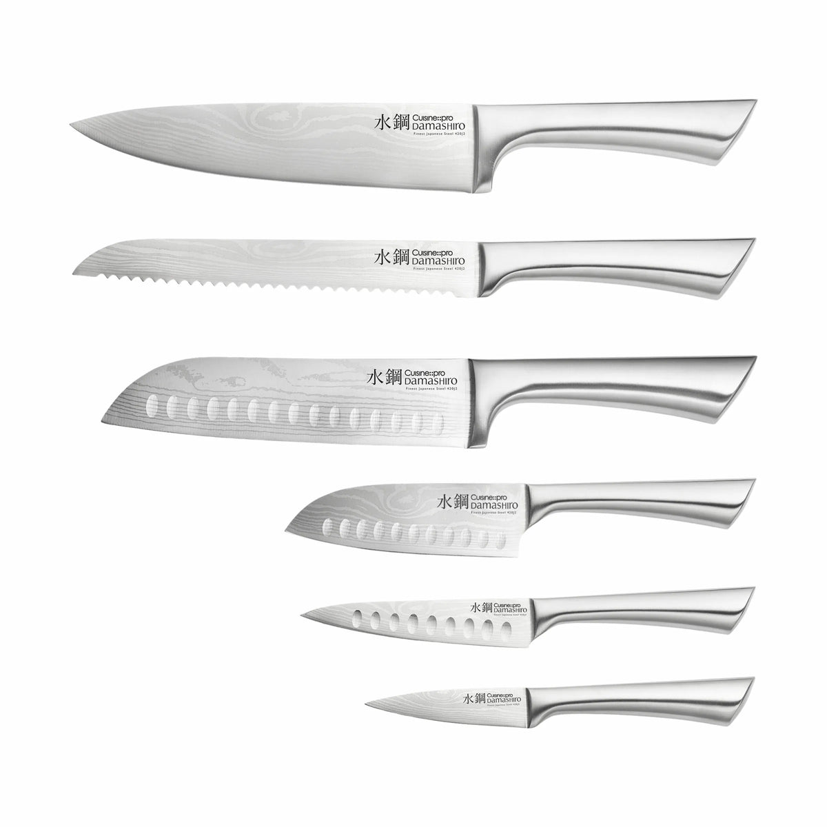 Damashiro® Kin Knivblok - 7 Dele