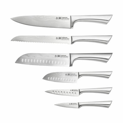 Damashiro® Kin Knivblok - 7 Dele