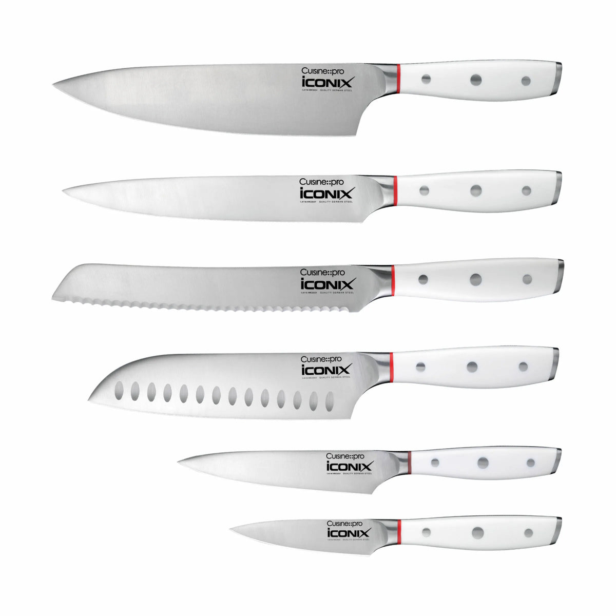  IconiX™ Straub Knivblok - 7 Dele