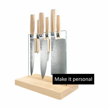  Damashiro® EMPEROR Hikari Knivblok - 7 Dele