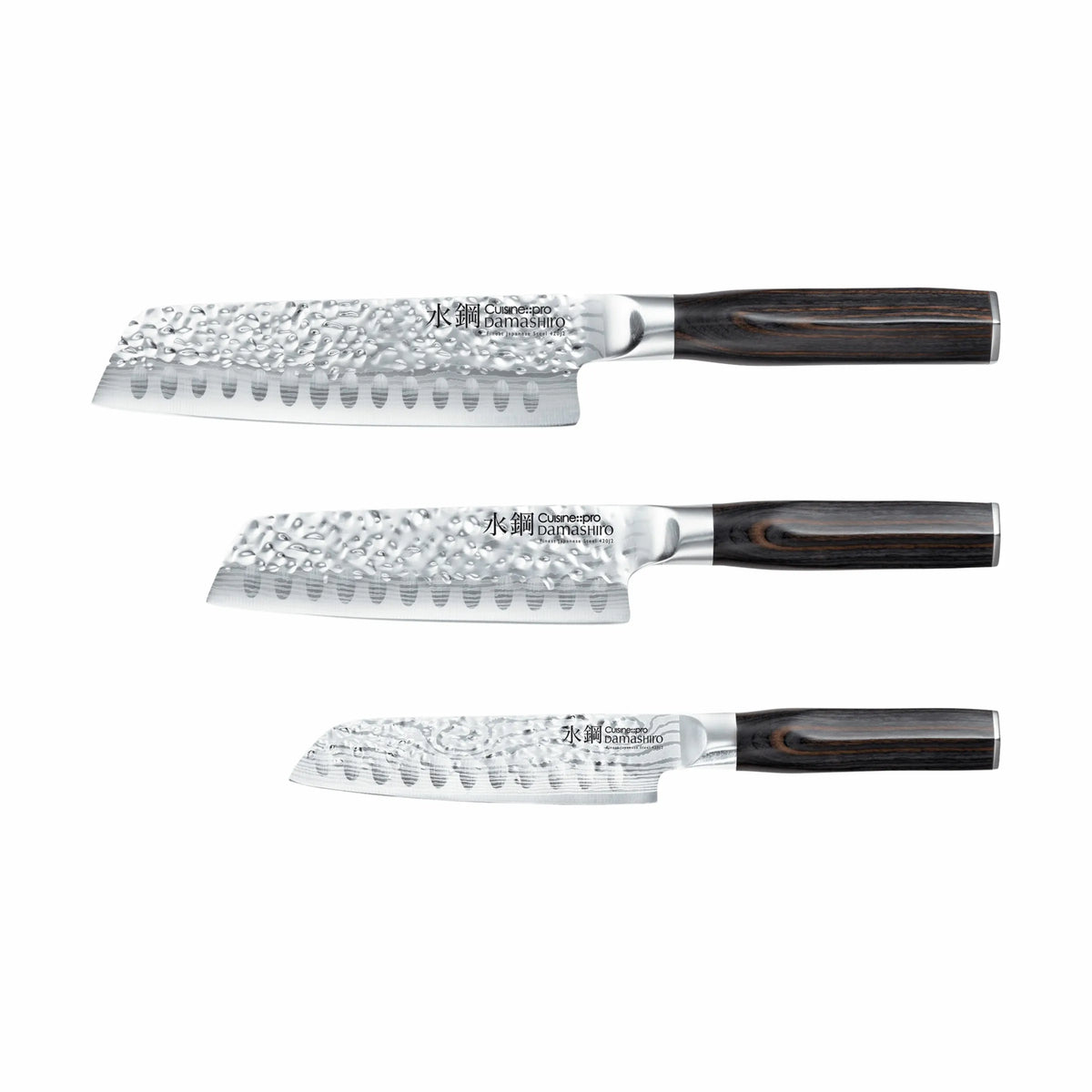 Damashiro® EMPEROR Santokuknivsæt - 3 Dele