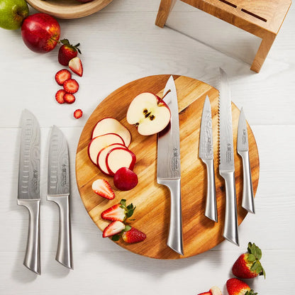  Damashiro® Mizu Knivblok - 7 Dele