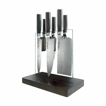  Damashiro® EMPEROR Hikari Knivblok - 7 Dele