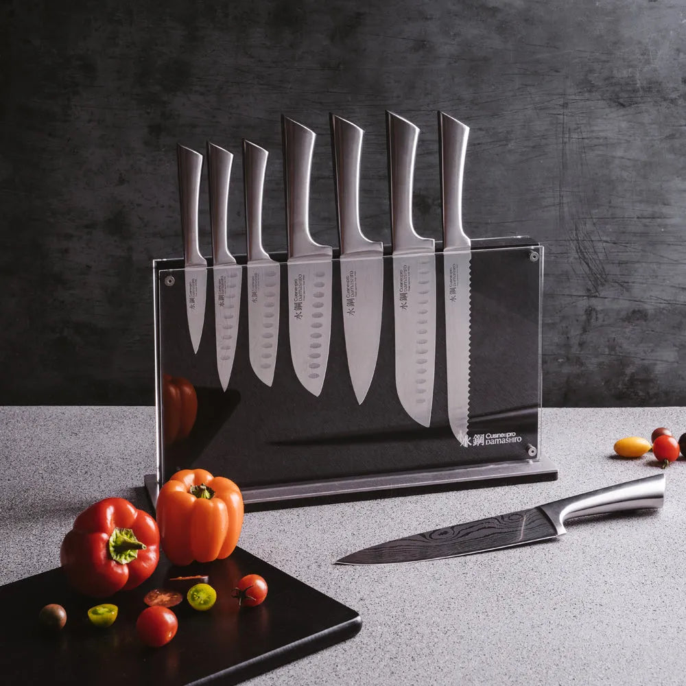  Damashiro® Nami Knivblok - 9 Dele