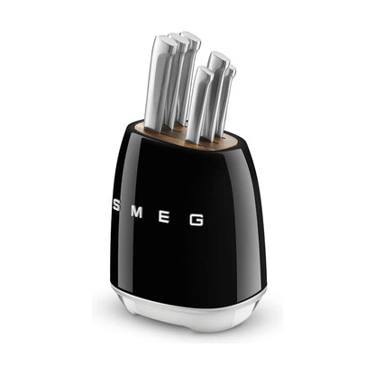 Smeg 50's Style Knivbloksæt - 7 Dele