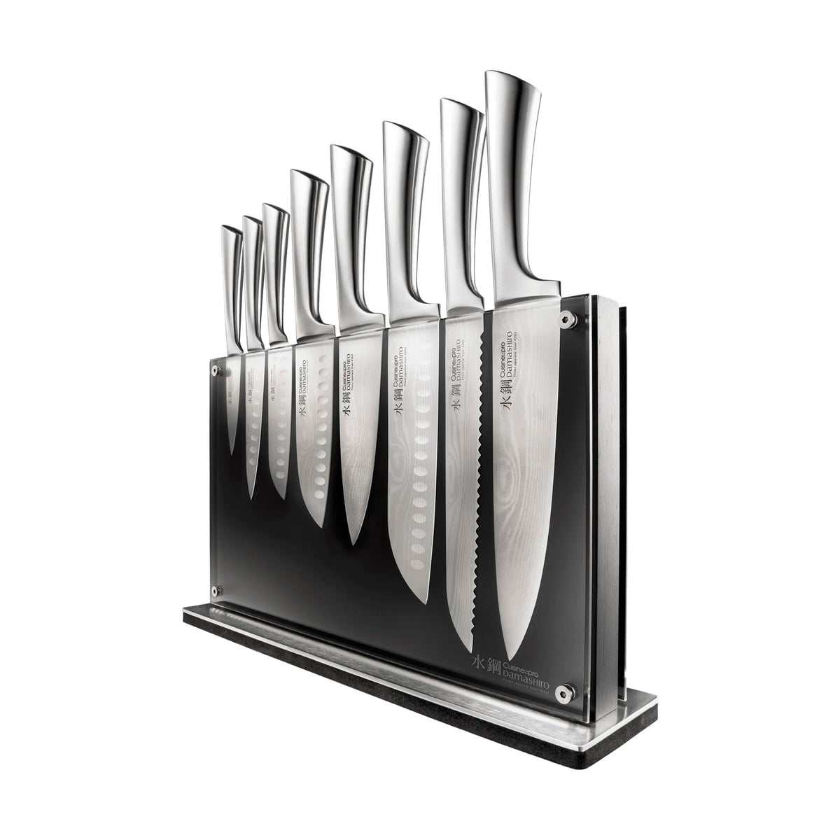  Damashiro® Nami Knivblok - 9 Dele