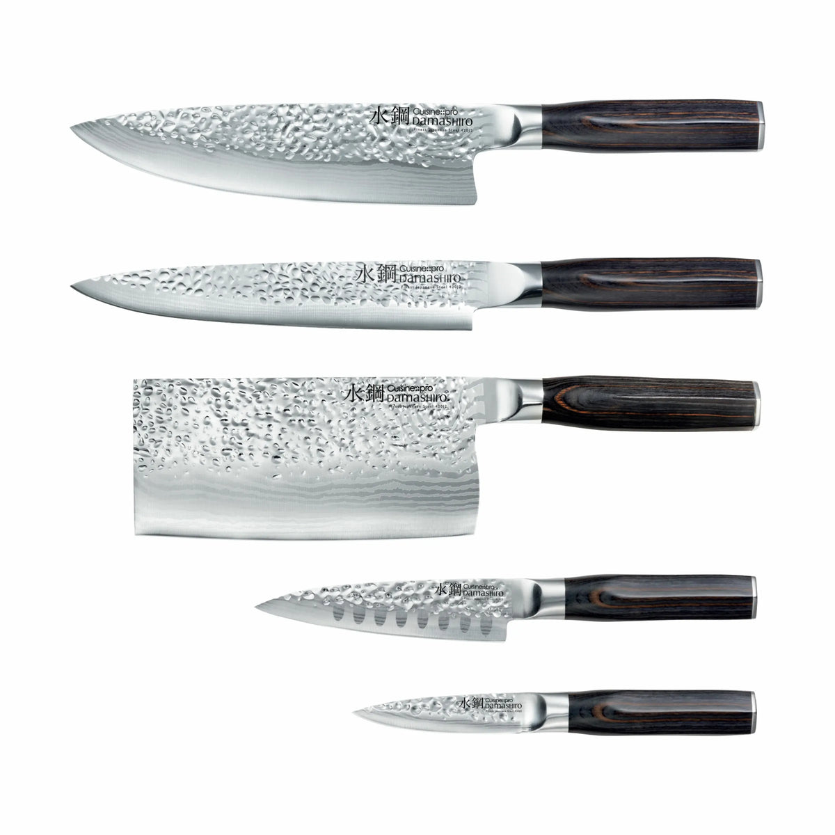  Damashiro® EMPEROR Hikari Knivblok - 7 Dele