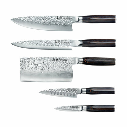  Damashiro® EMPEROR Hikari Knivblok - 7 Dele