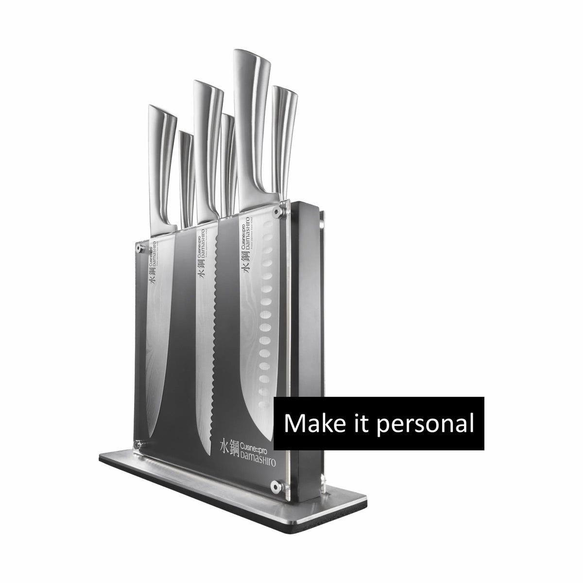  Damashiro® Kin Knivblok - 7 Dele