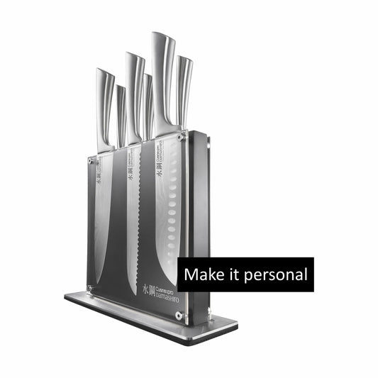  Damashiro® Kin Knivblok - 7 Dele