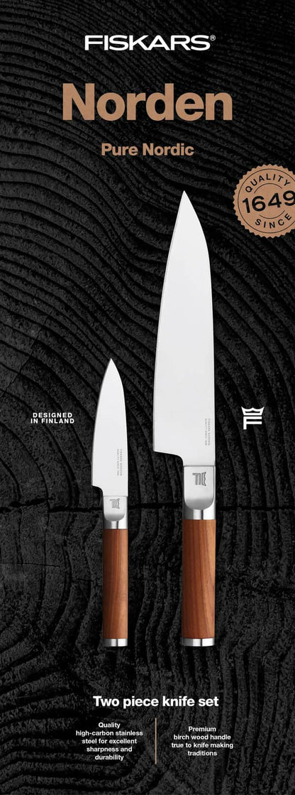 Fiskars Norden Knivsæt - 2 Dele