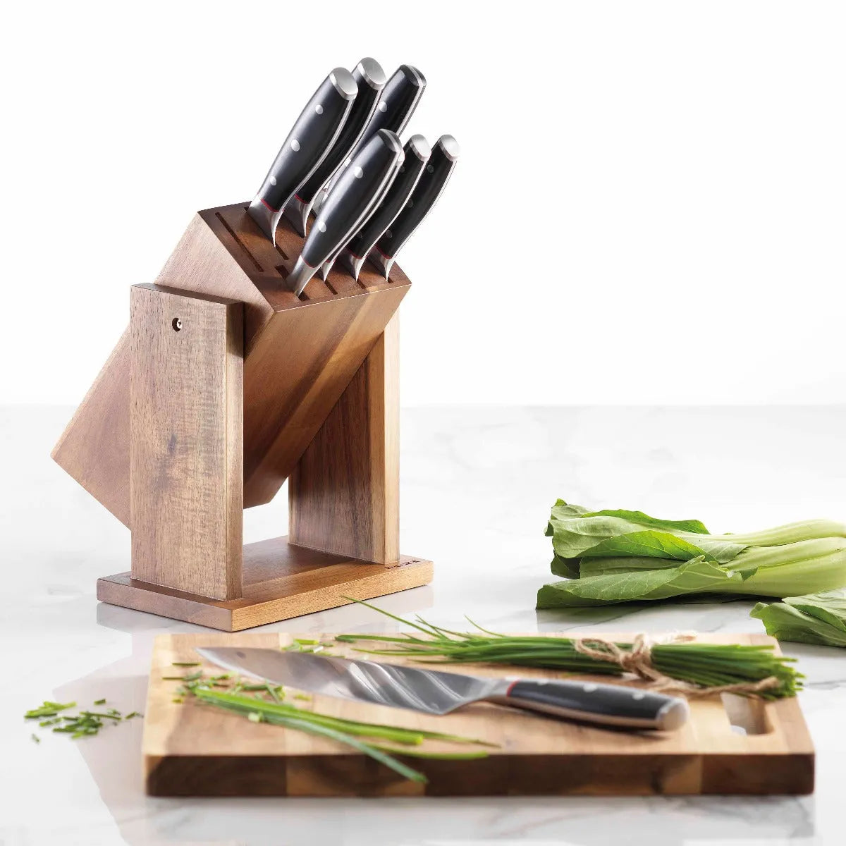  IconiX™ Drenhen Knivblok - 9 Dele