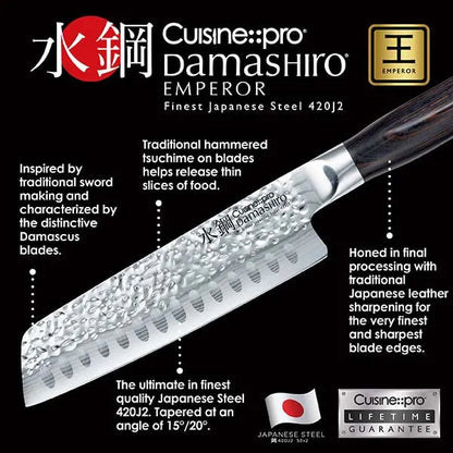  Damashiro® Try Me EMPEROR Santokukniv