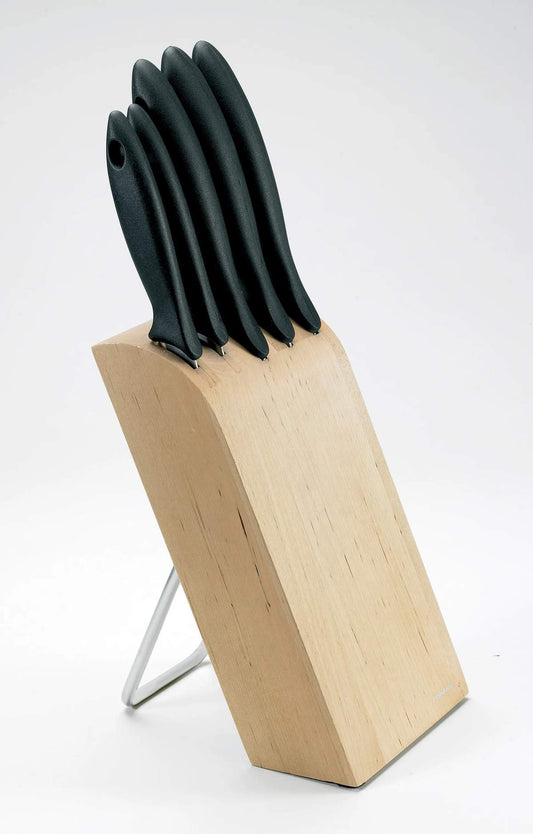 Fiskars Essential Knivblok - 6 Dele
