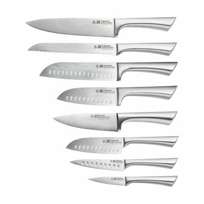  Damashiro® Nami Knivblok - 9 Dele