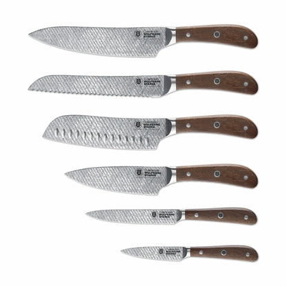  WOLFGANG STARKE™ Harz Knivblok - 7 Dele